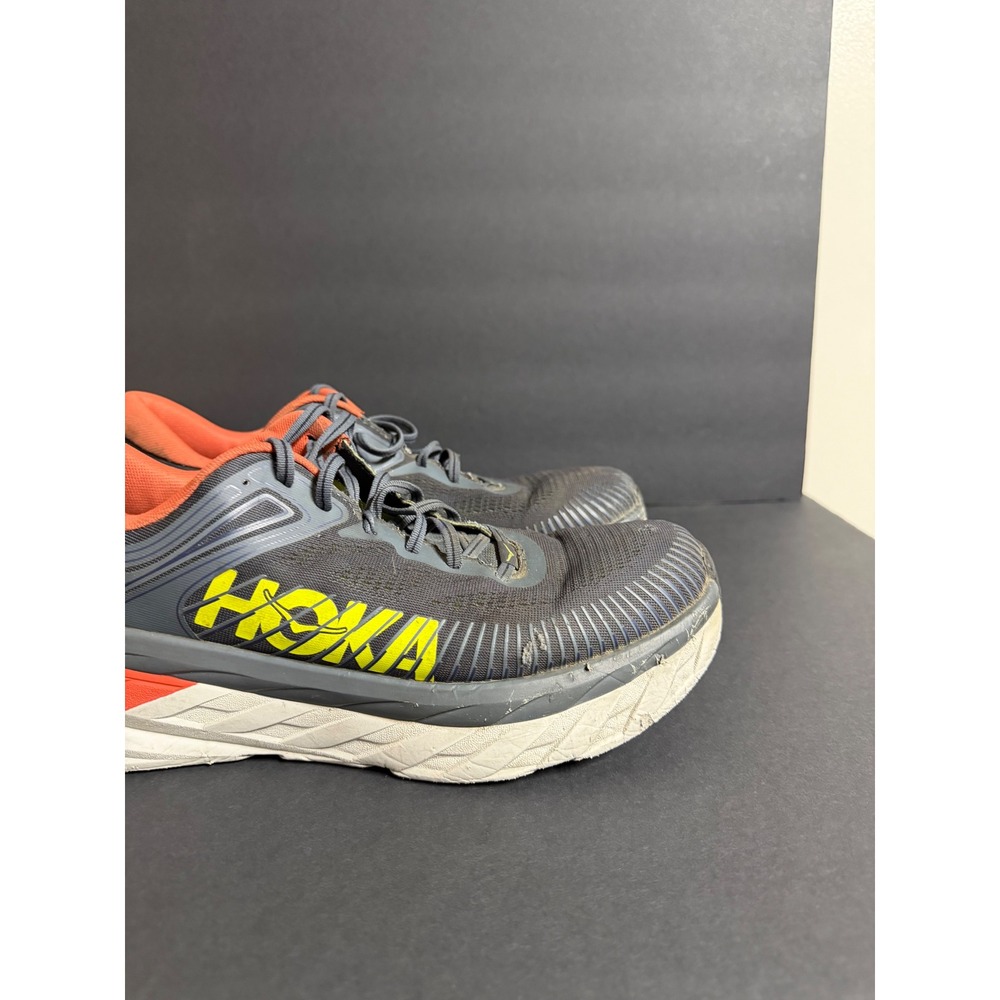 Hoka One One M Bondi 7 Running Shoes 1110518 TCHL Turbulence/Chili Men's 12 - Picture 5 of 12